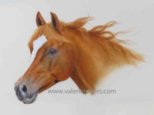 My Buddy Horses painting by Valerie Rogers