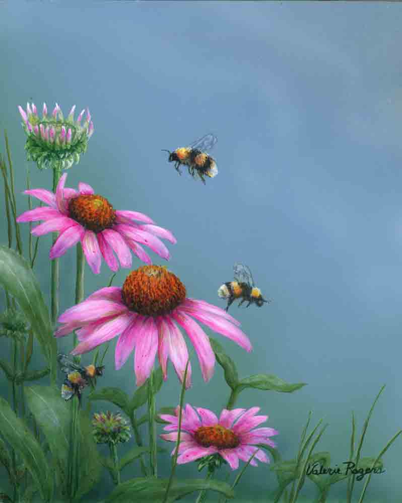 bumble bee painting