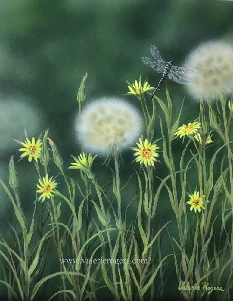 Seeds to Ride the Wind is a painting by Valerie Rogers