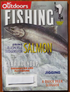 Valerie Rogers Art on the cover of BC Outdoors magazine