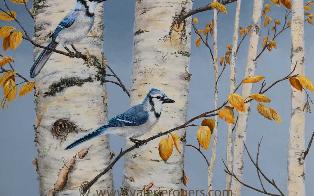 A Blue Jay Day, 16×20 $799 CAD